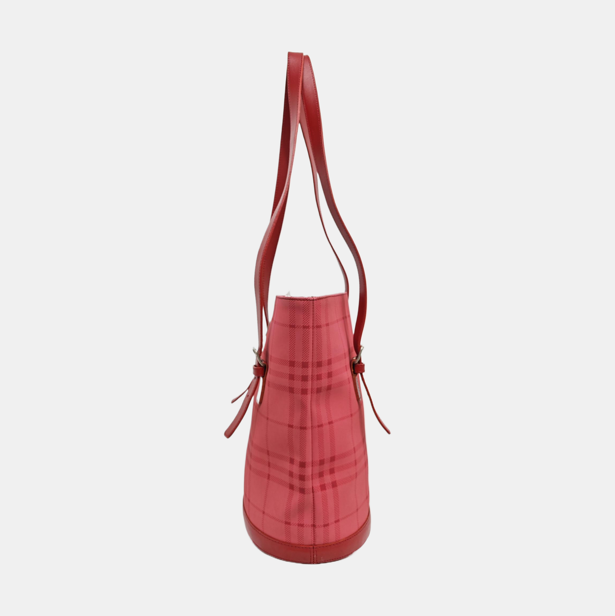 Special Material Shoulder Bag Red