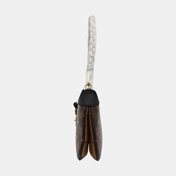 TWINNY Monogram Coated Canvas Brown