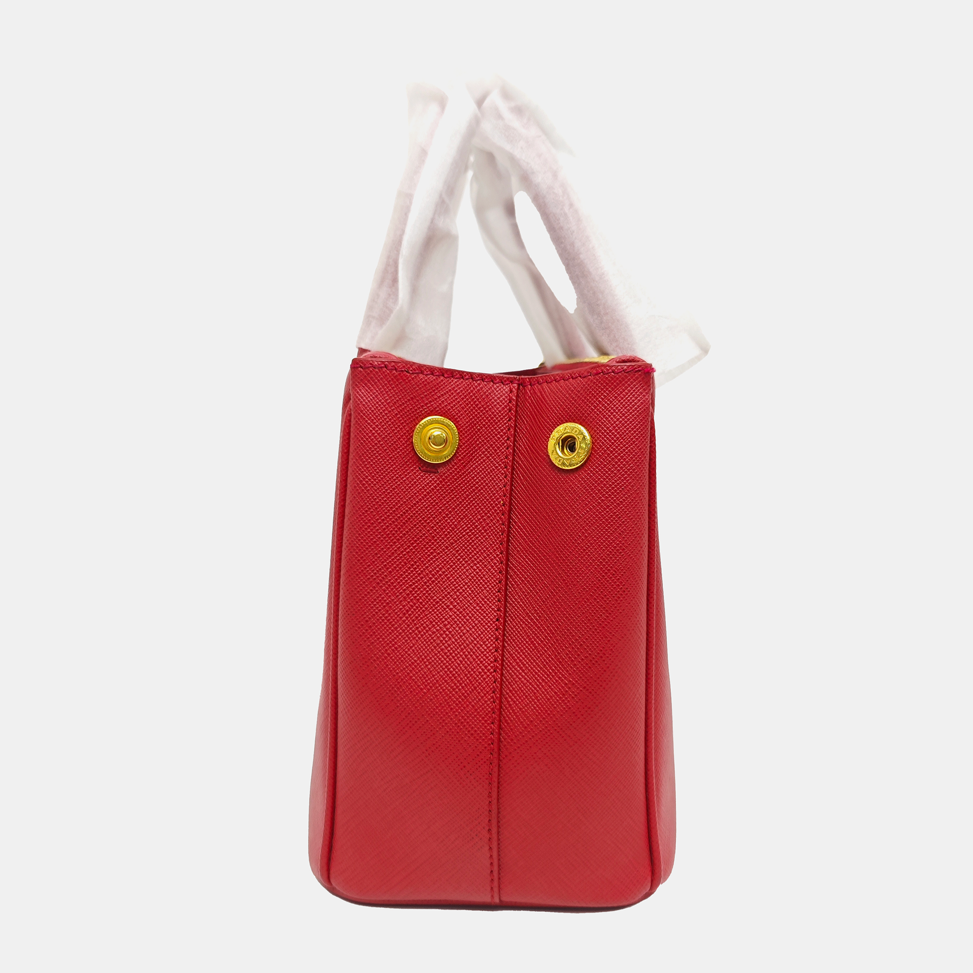 Galleria Small Saffiano Calfskin Red