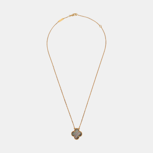 Vintage Alhambra 18k Rose Gold Necklace