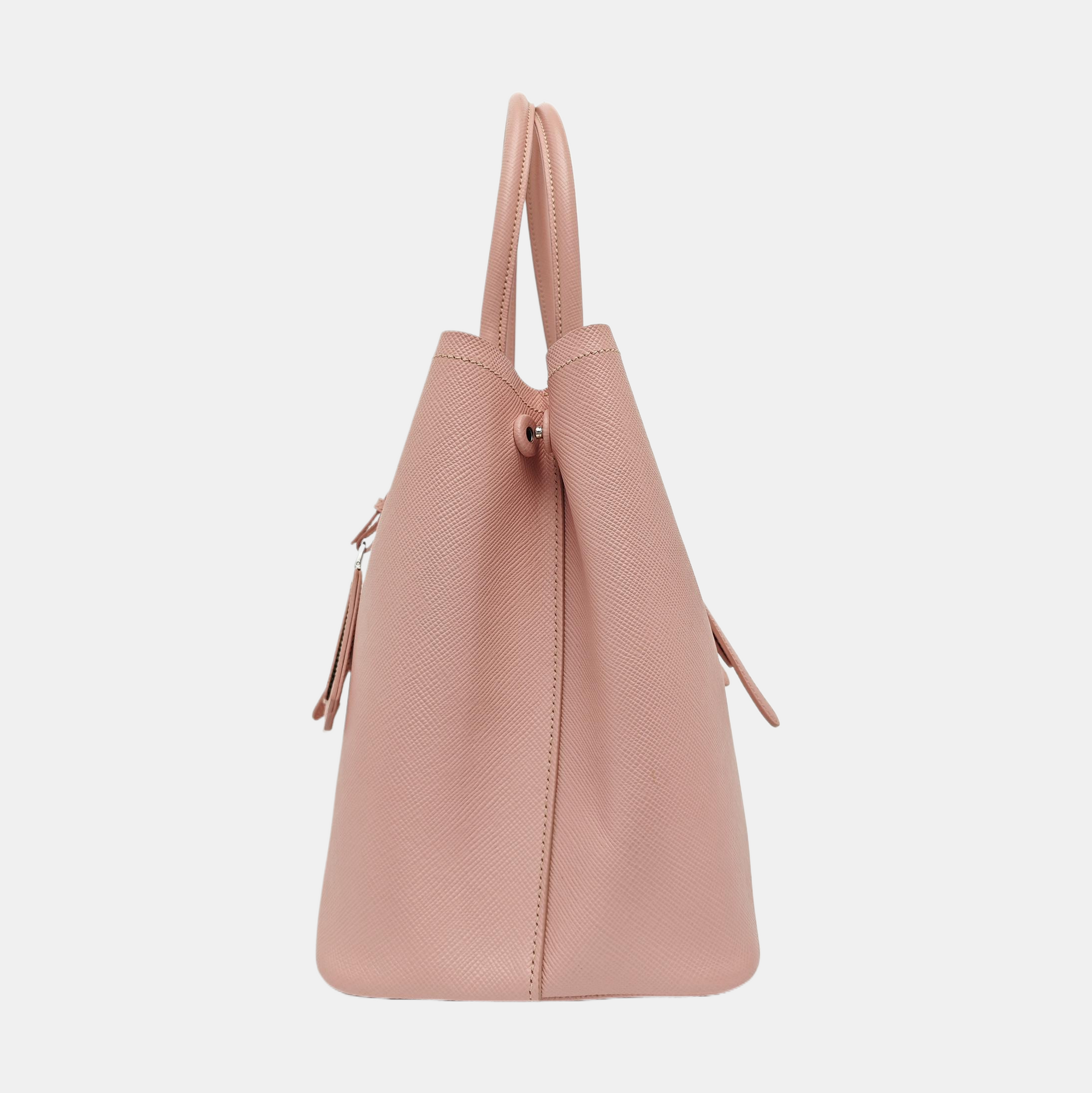 Saffiano Calfskin Tote Bag Pink