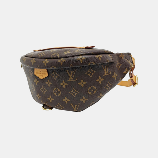 BUMBAG Monogram Coated Canvas Brown