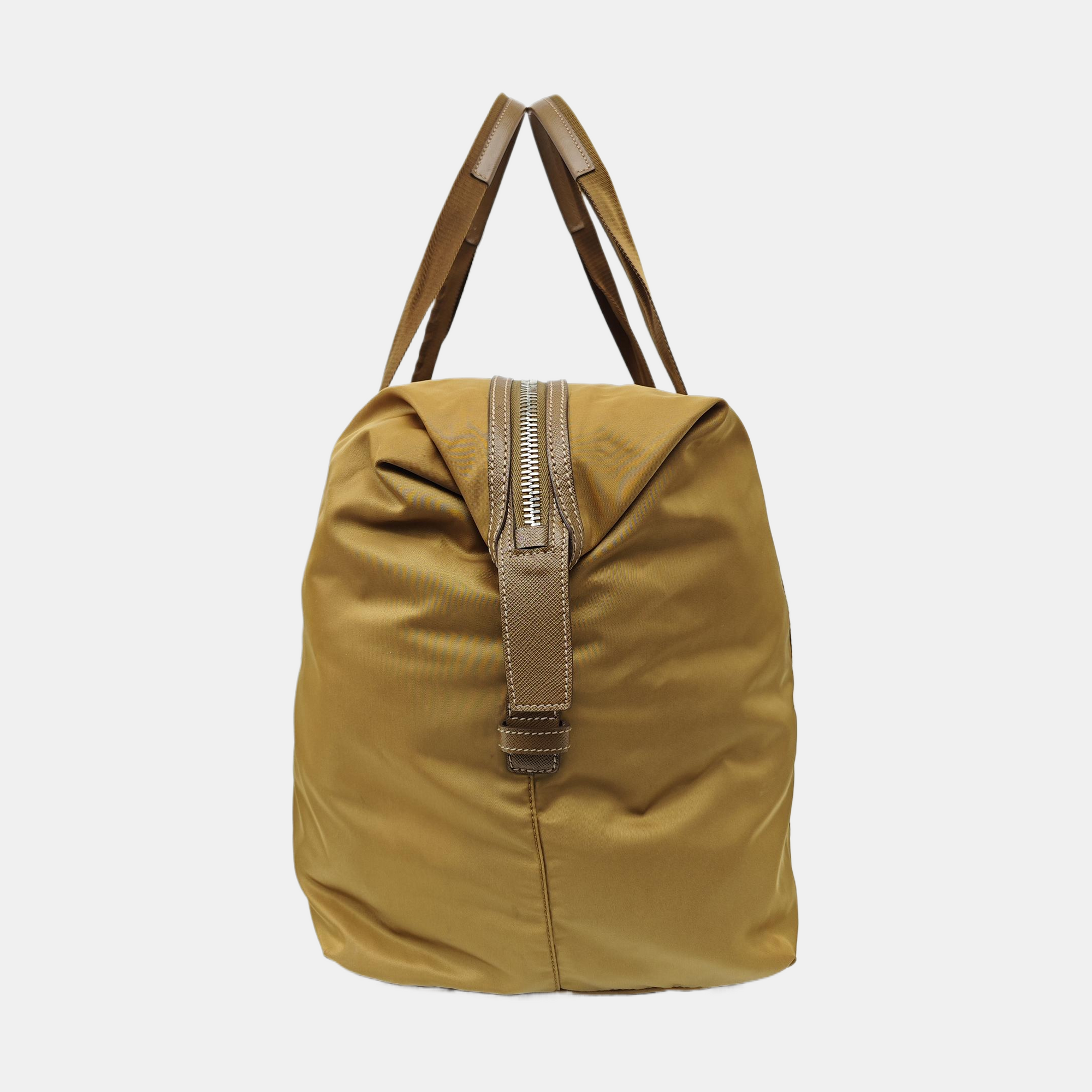 Nylon Tote Bag Beige