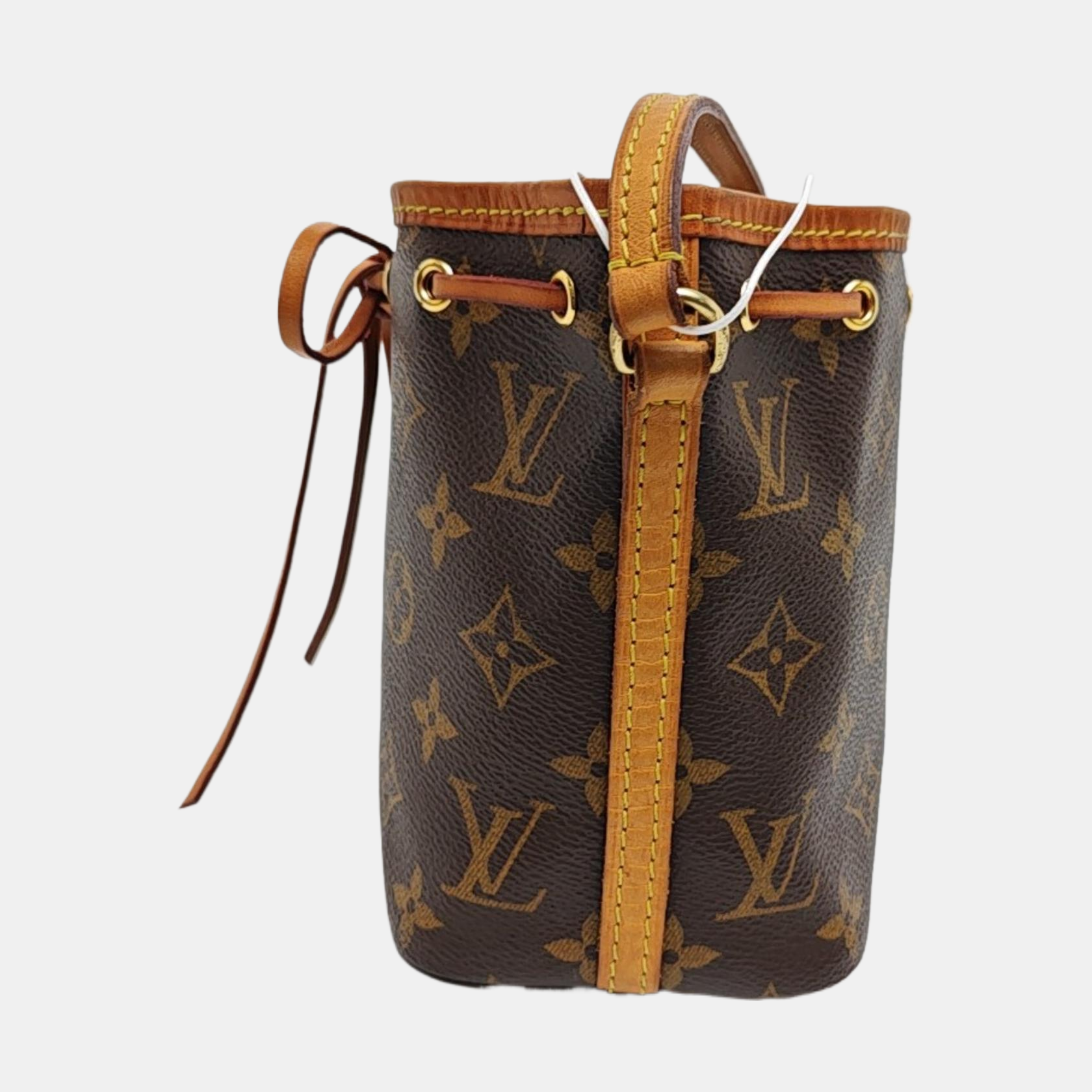 NÉONOÉ Nano Monogram Coated Canvas Brown