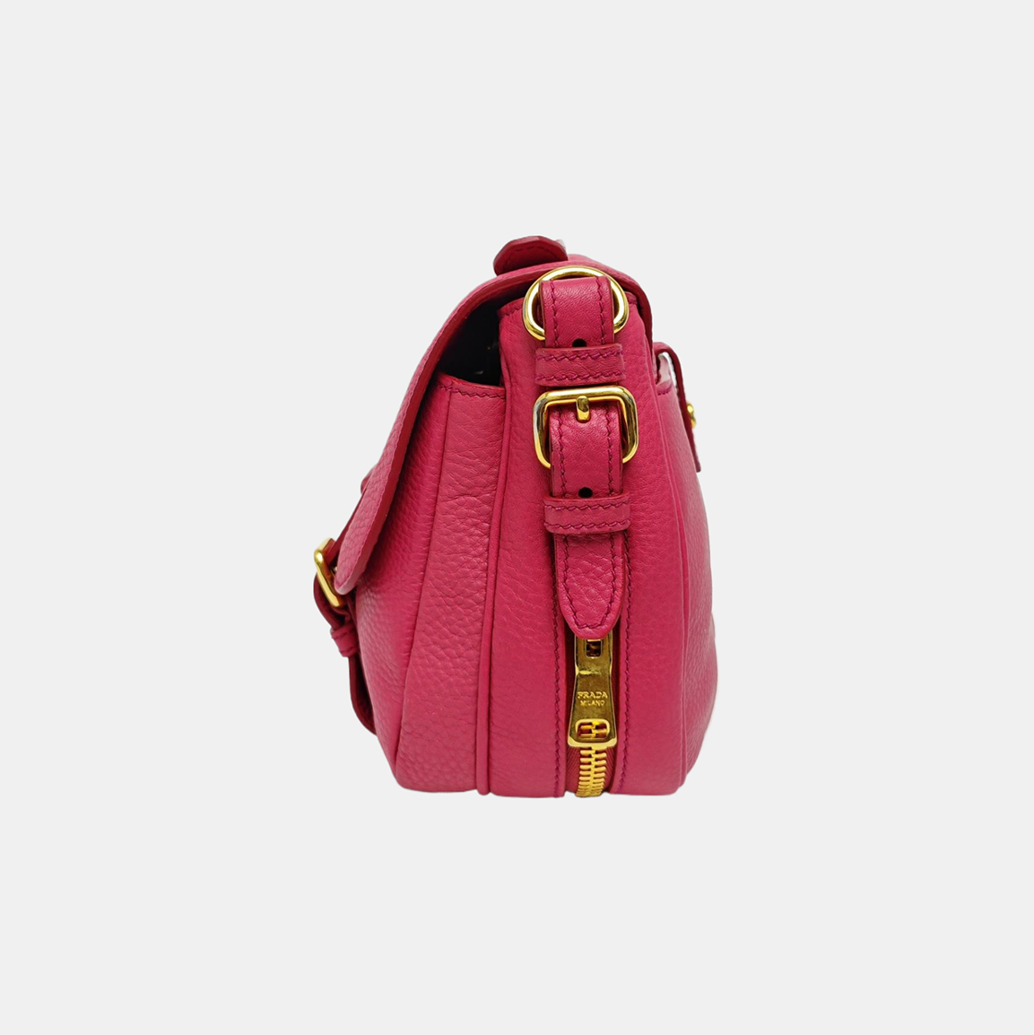 Calfskin Shoulder Bag Red