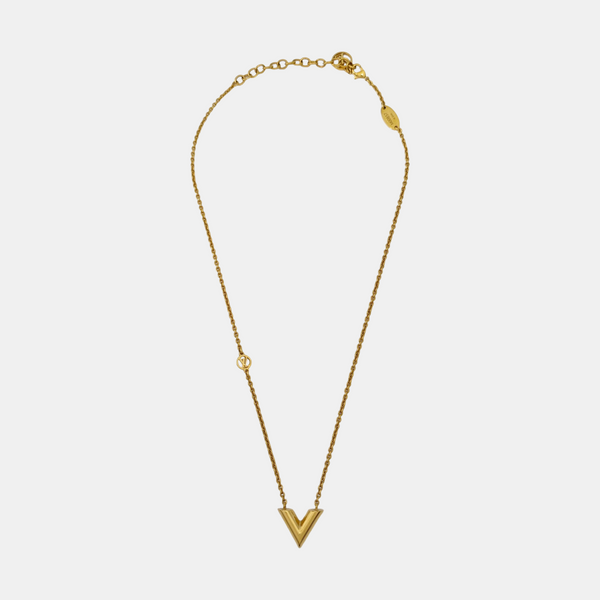 LV & ME Metal Gold Necklace