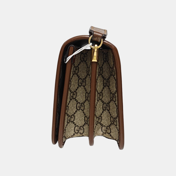Retro Mini Monogram Coated Canvas Beige