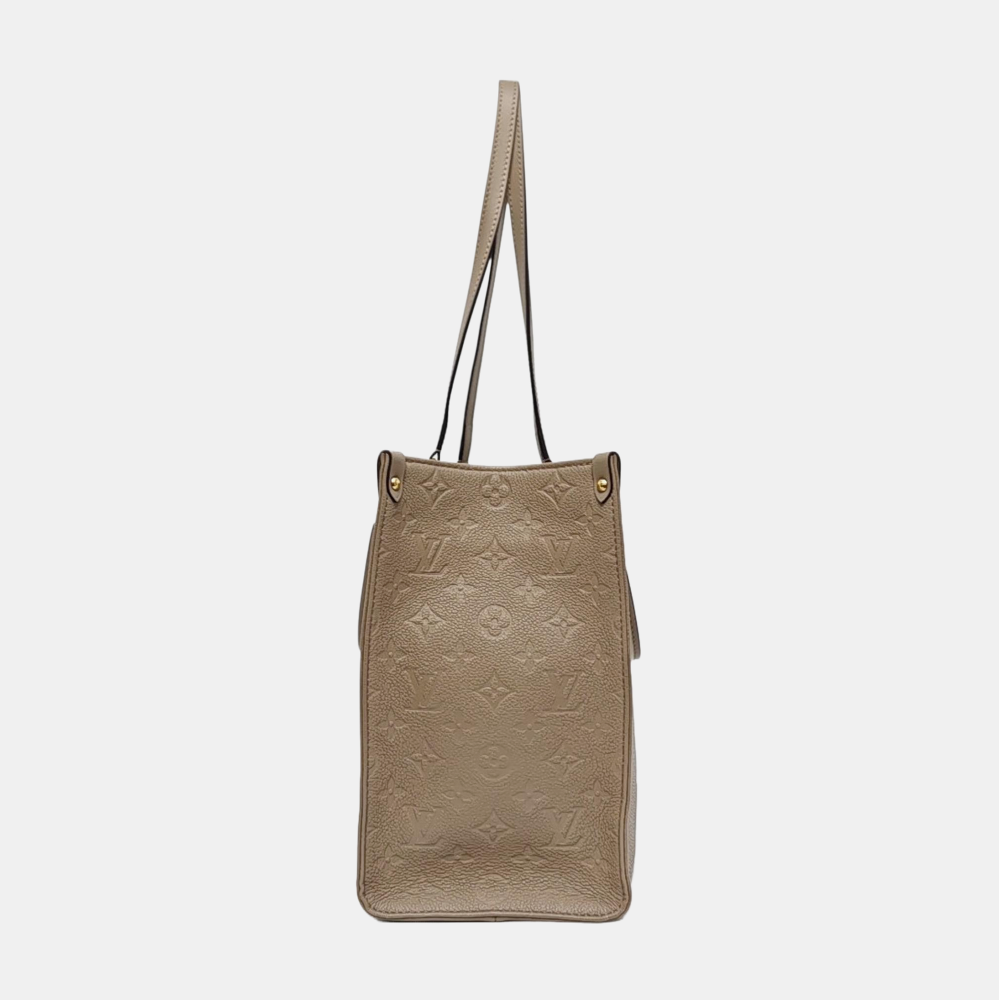 ONTHEGO MM Monogram Calfskin Gray