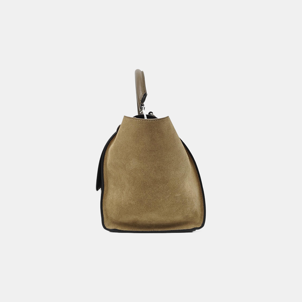 TRAPEZE Small Calfskin Gray