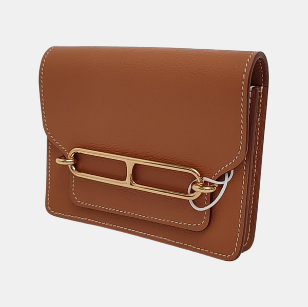Monedero Roulis Slim Evercolor marrón