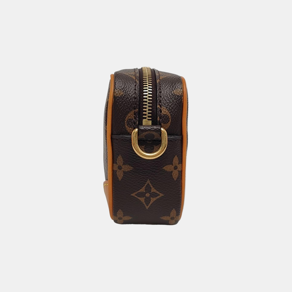 MARLY DRAGONNE Mini Monogram Coated Canvas Brown