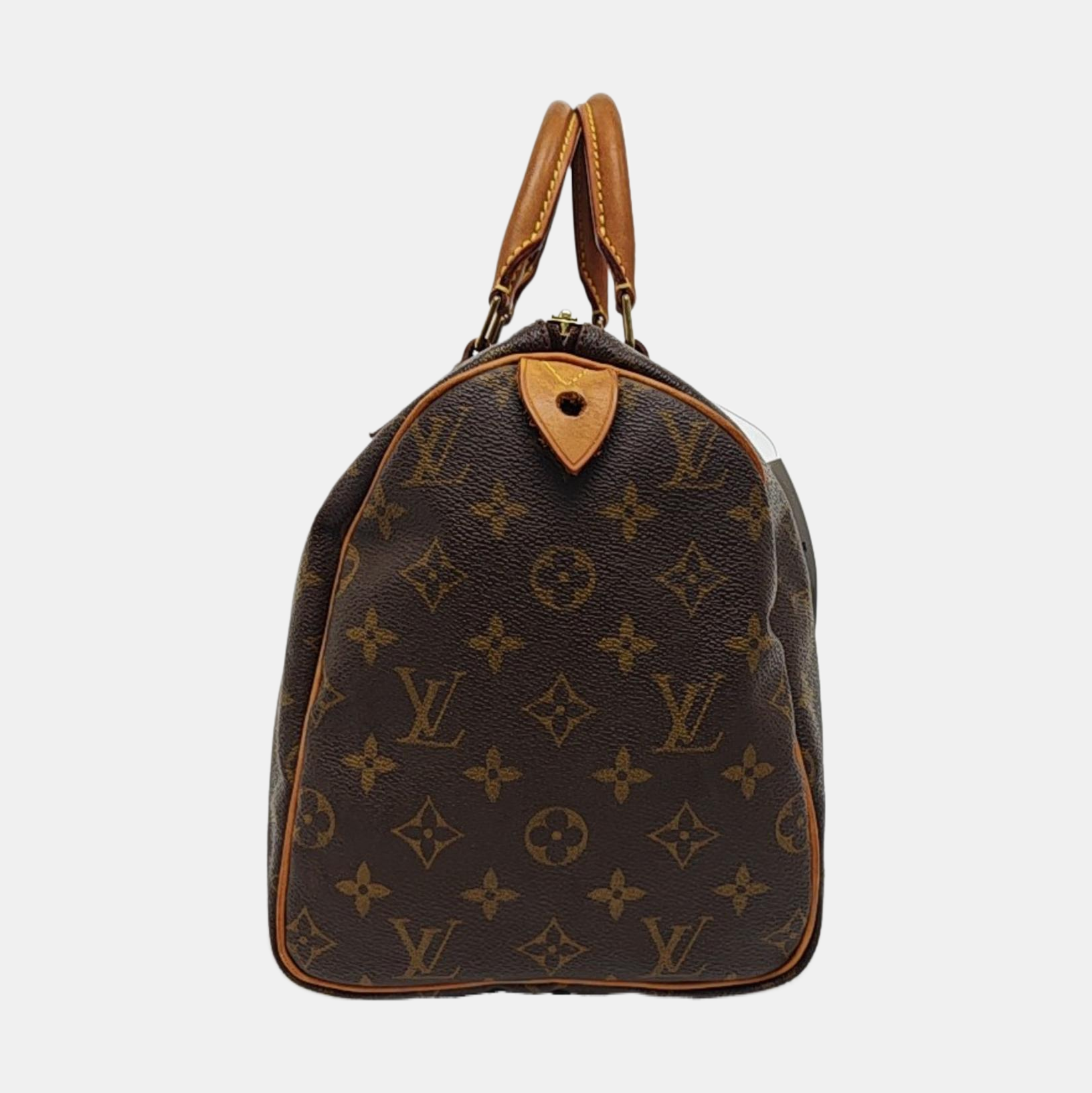 SPEEDY 30 Monogram Coated Canvas Brown