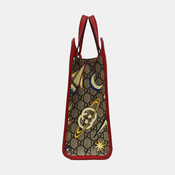 Children’s GG Bucket Monogram Coated Canvas Beige