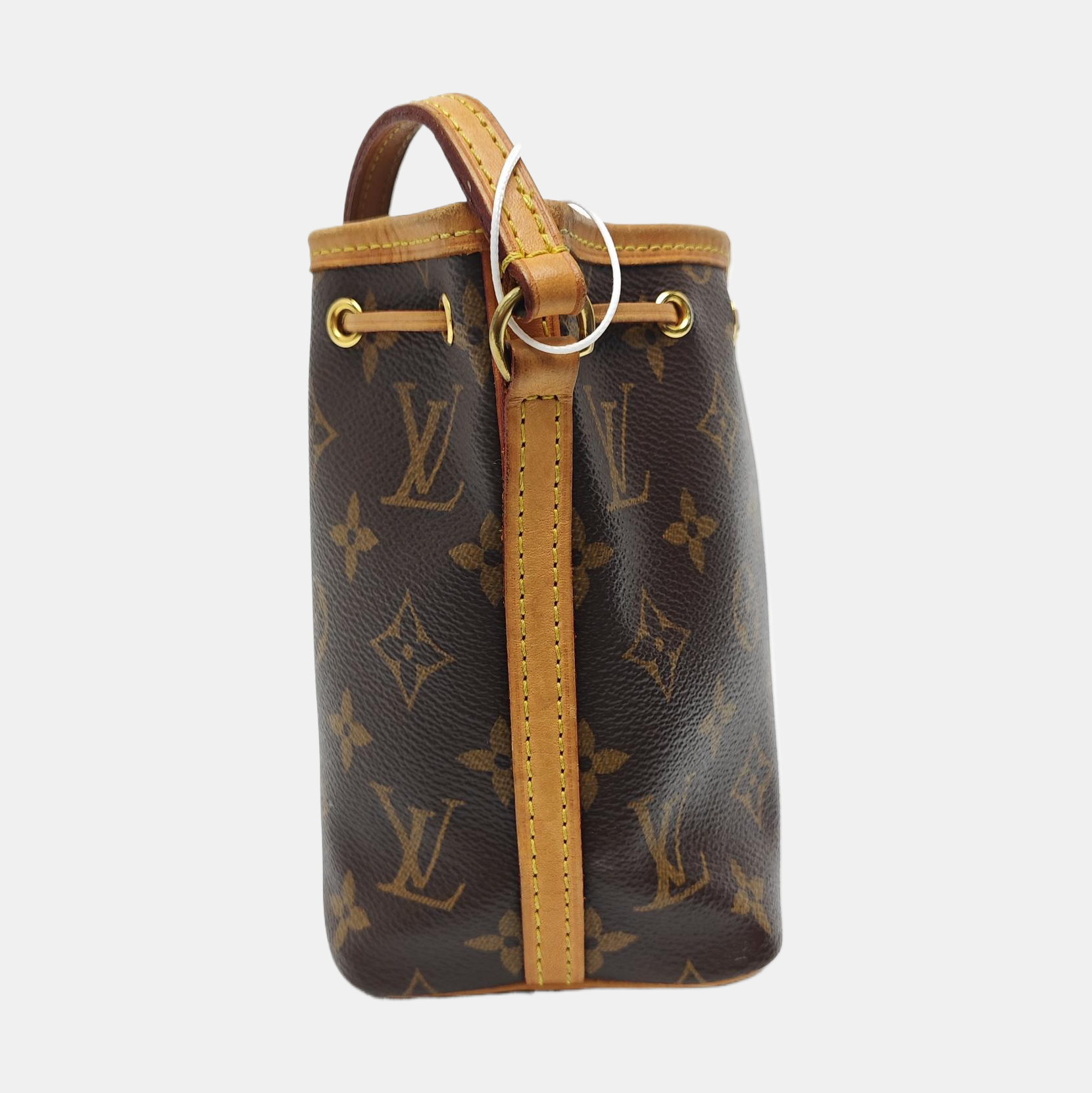 NÉONOÉ Nano Monogram Coated Canvas Brown
