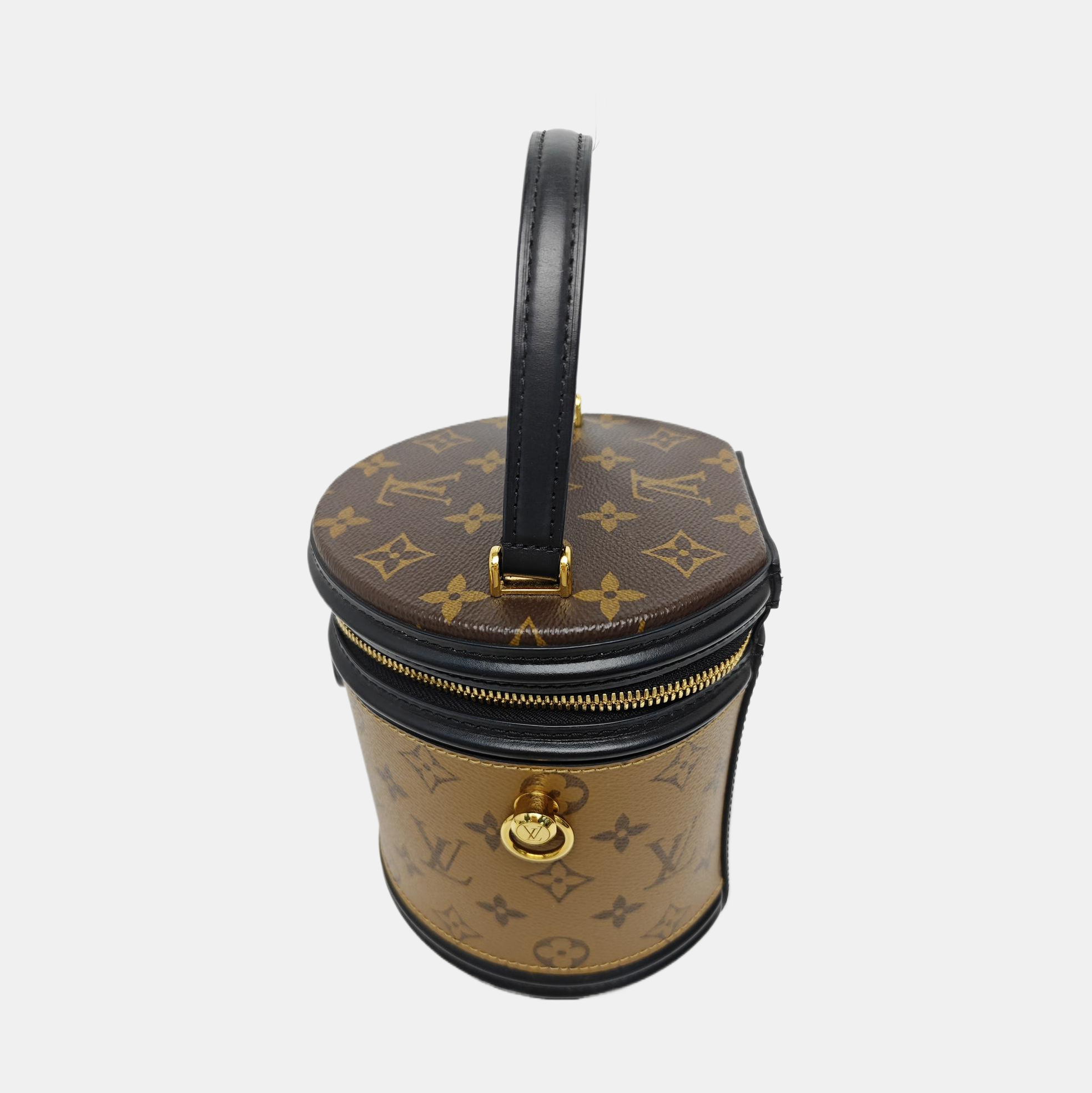 CANNES PM Monogram Coated Canvas Brown