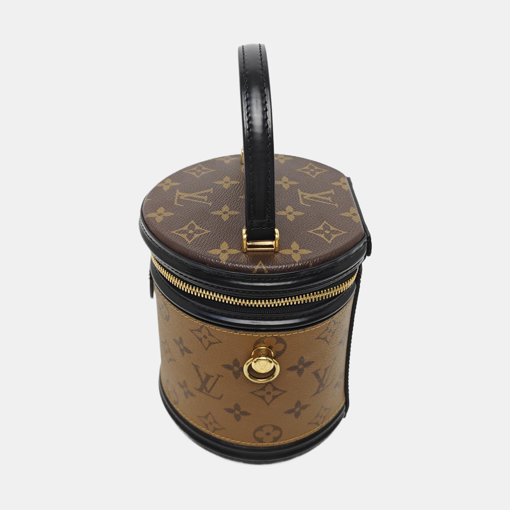 CANNES PM Monogram Coated Canvas Brown