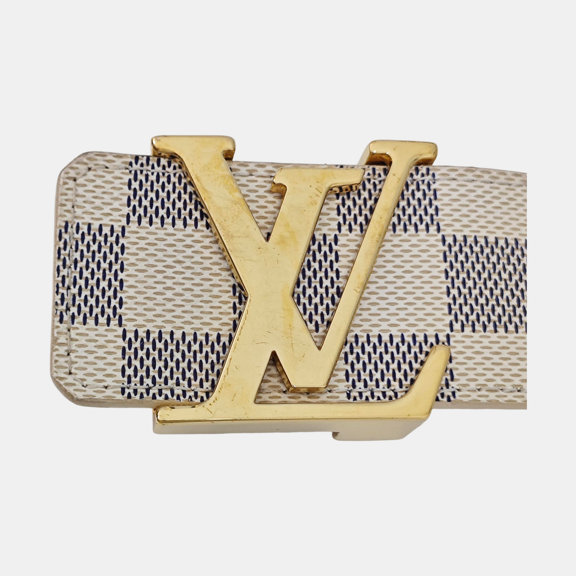 Coated Canvas Belt White