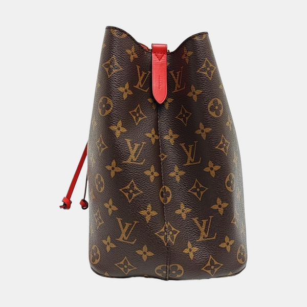 NÉONOÉ MM Monogram Coated Canvas Brown
