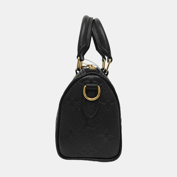 SPEEDY Nano Monogram Calfskin Black