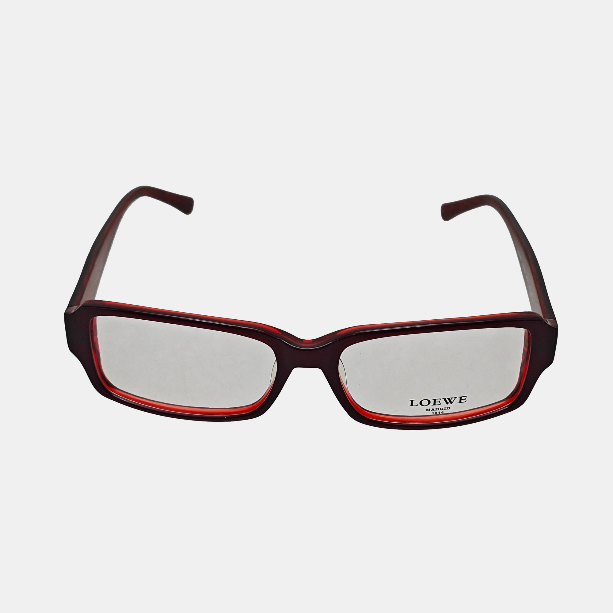 Synthetic Eyeglasses Red