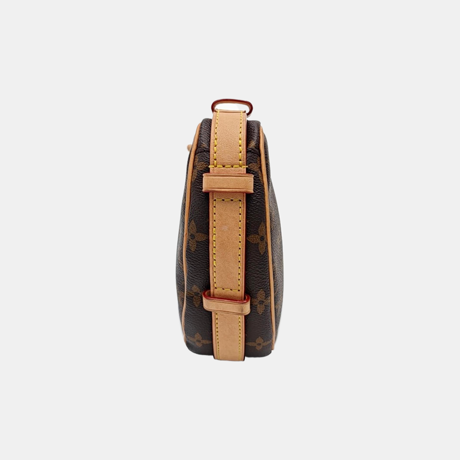 CROISSANT Monogram Coated Canvas Brown