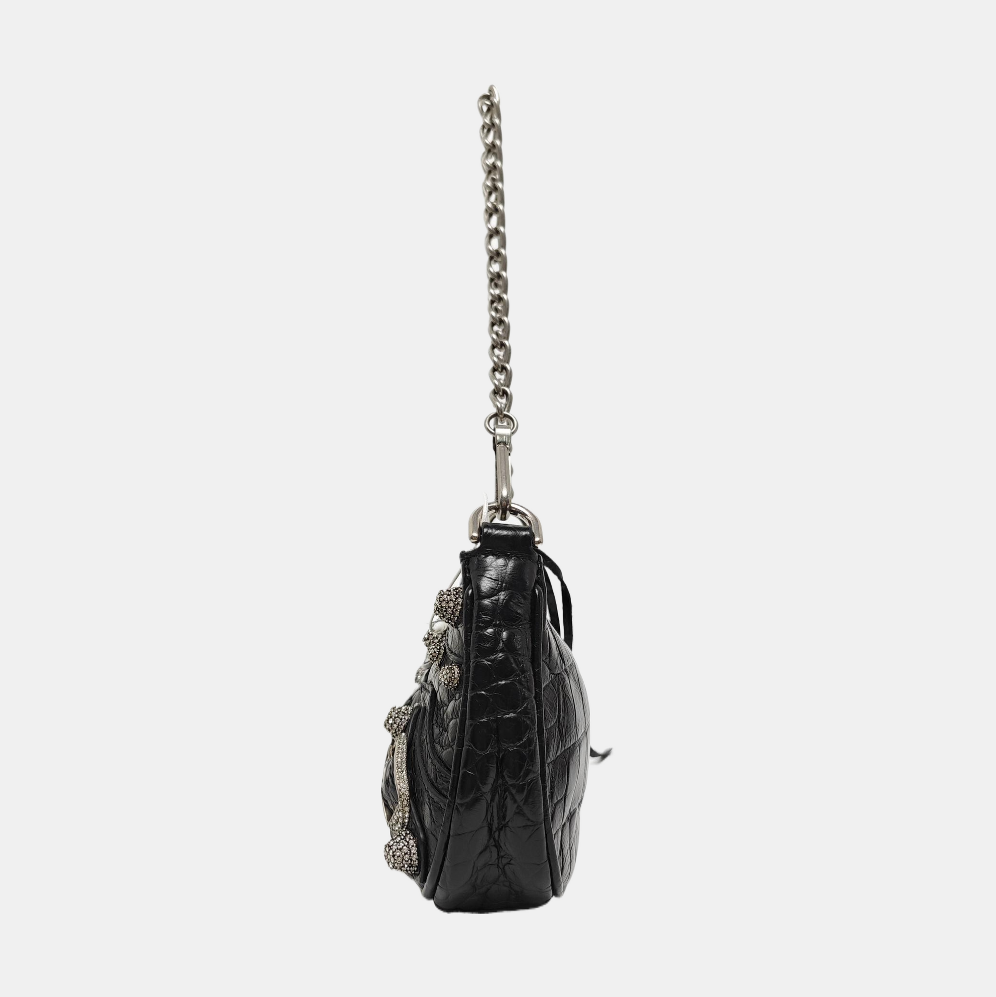 Le Cagole Mini Calfskin Black