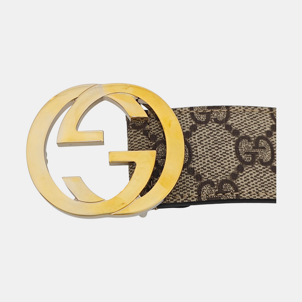 Leather Belt Beige