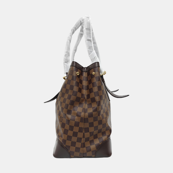 HAMPSTEAD GM Damier Ebene Coated Canvas Brown