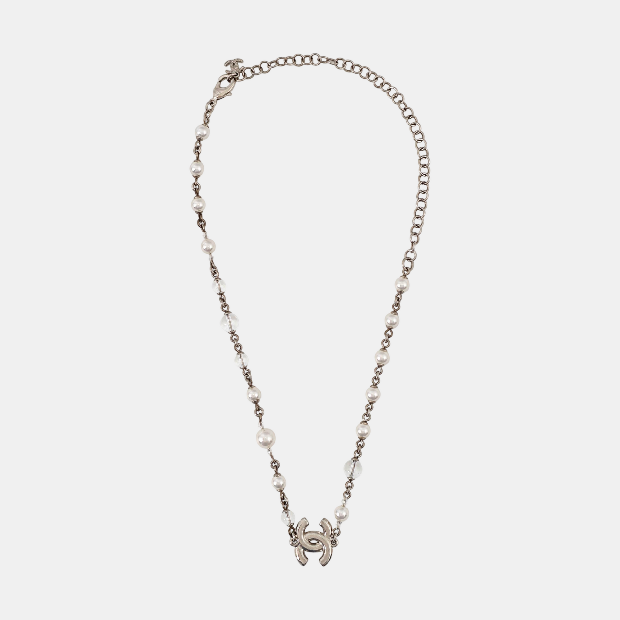 Metal White Necklace