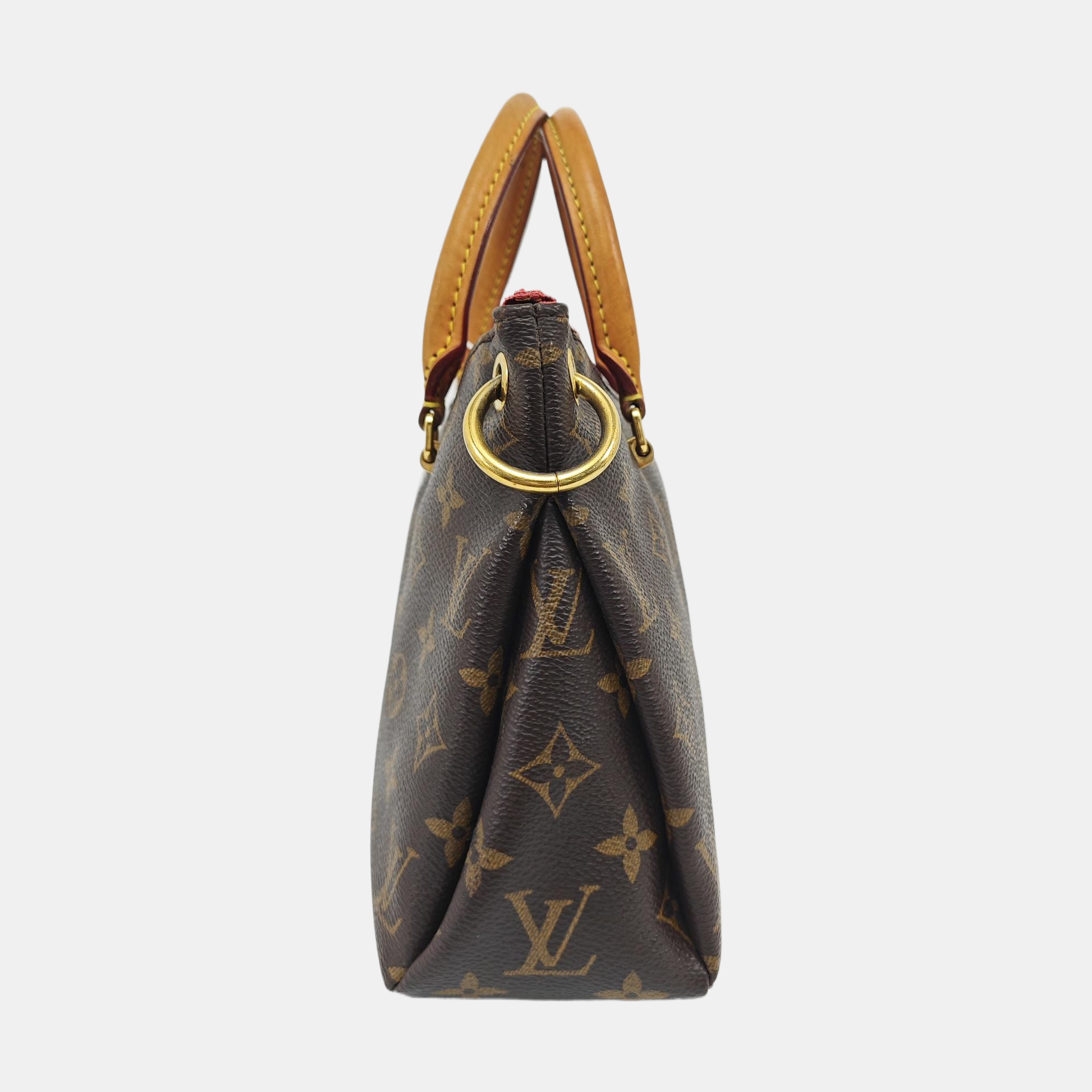 PALLAS BB Monogram Coated Canvas Brown