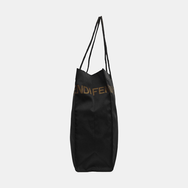 Fabric Shoulder Bag Black