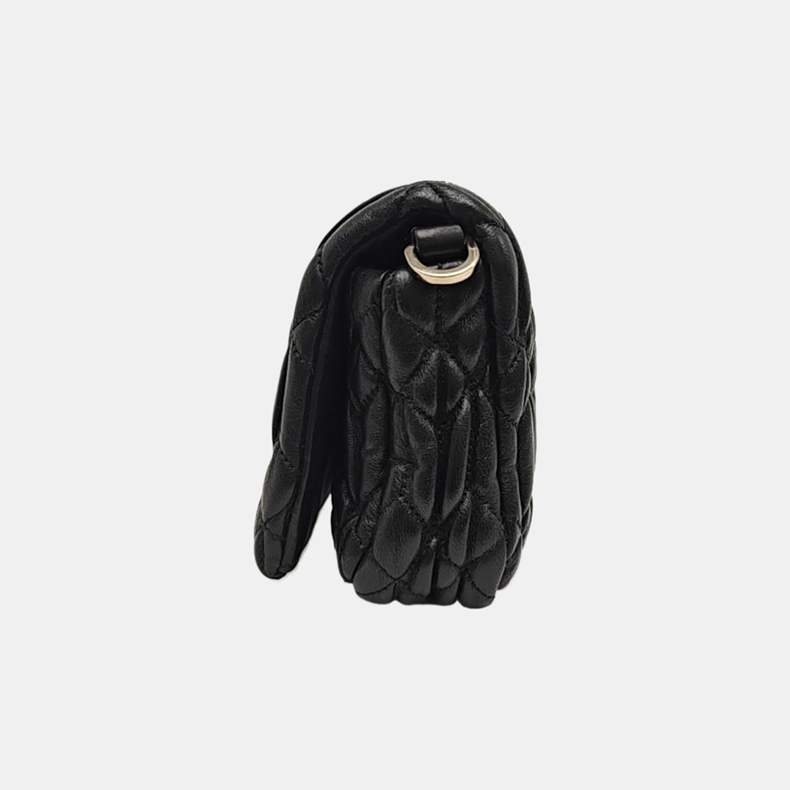Crystal Mini Lambskin Black
