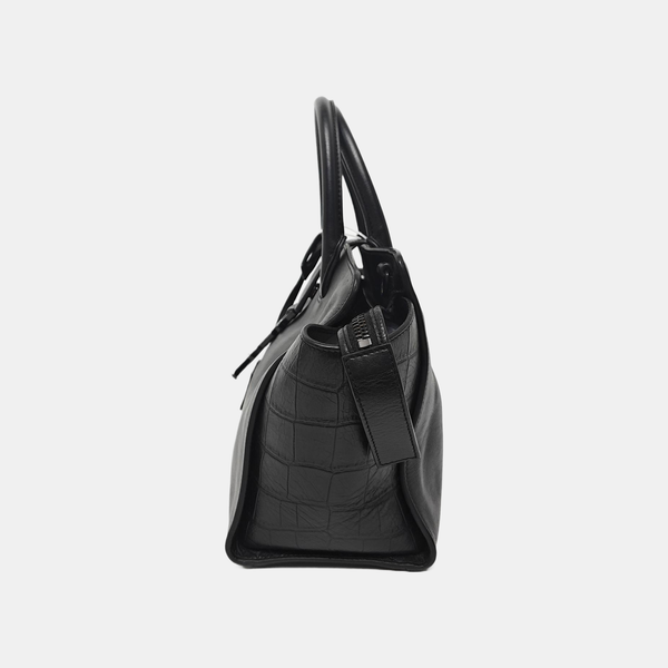DOWNTOWN CABAS Calfskin Black