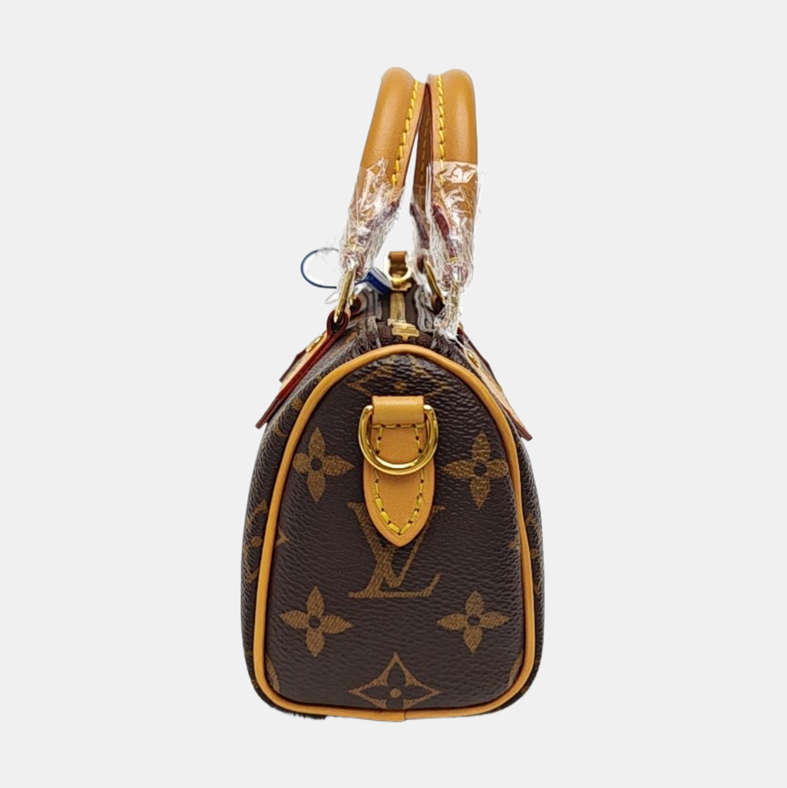 SPEEDY Nano Monogram Coated Canvas Brown