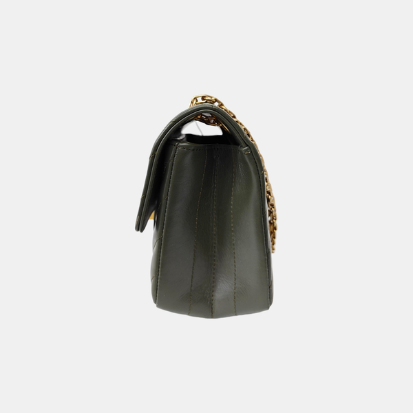 2.55 224 (mini) Chevron Calfskin Green