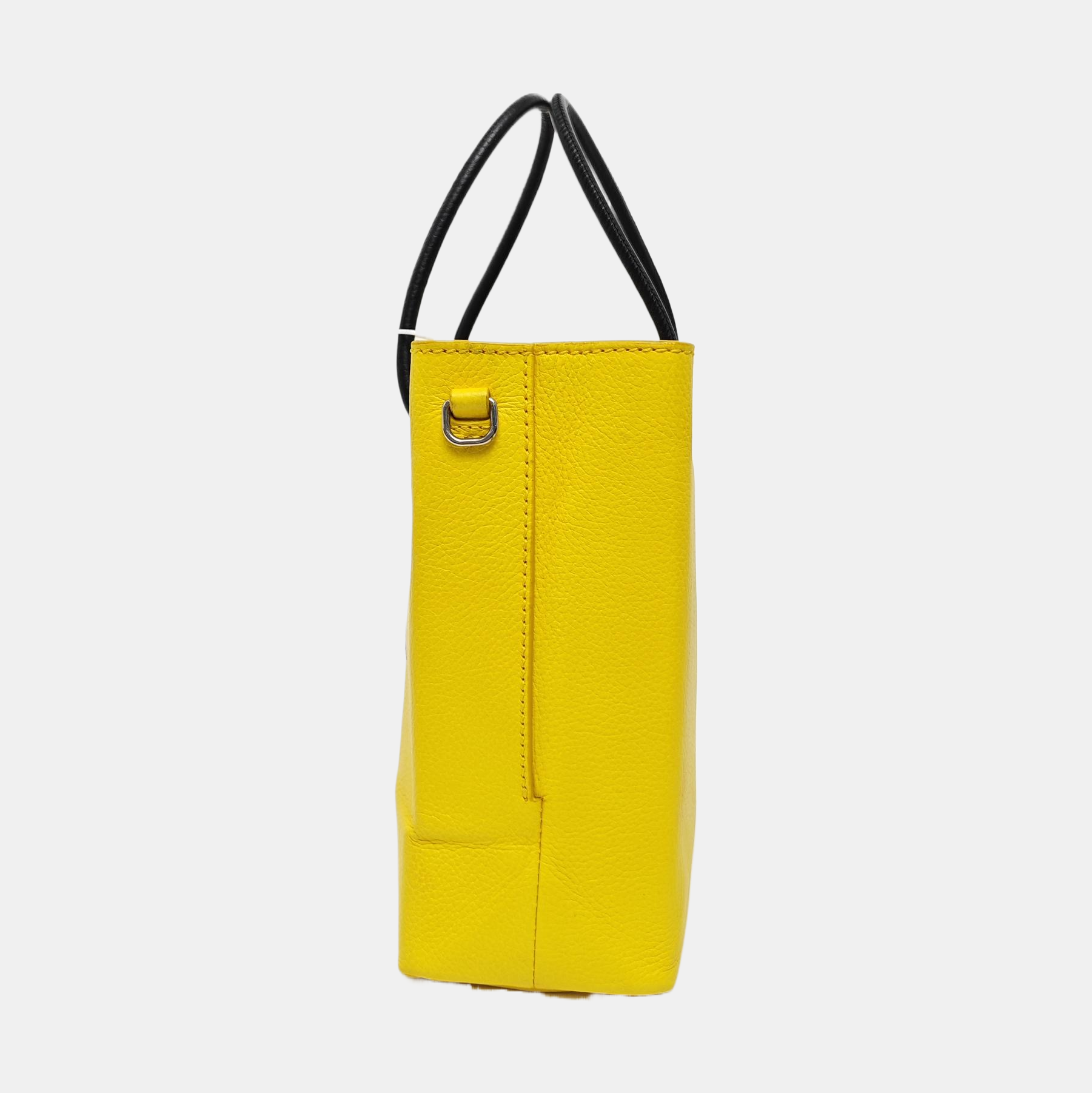 Shopping Bag Super Mini Calfskin Yellow