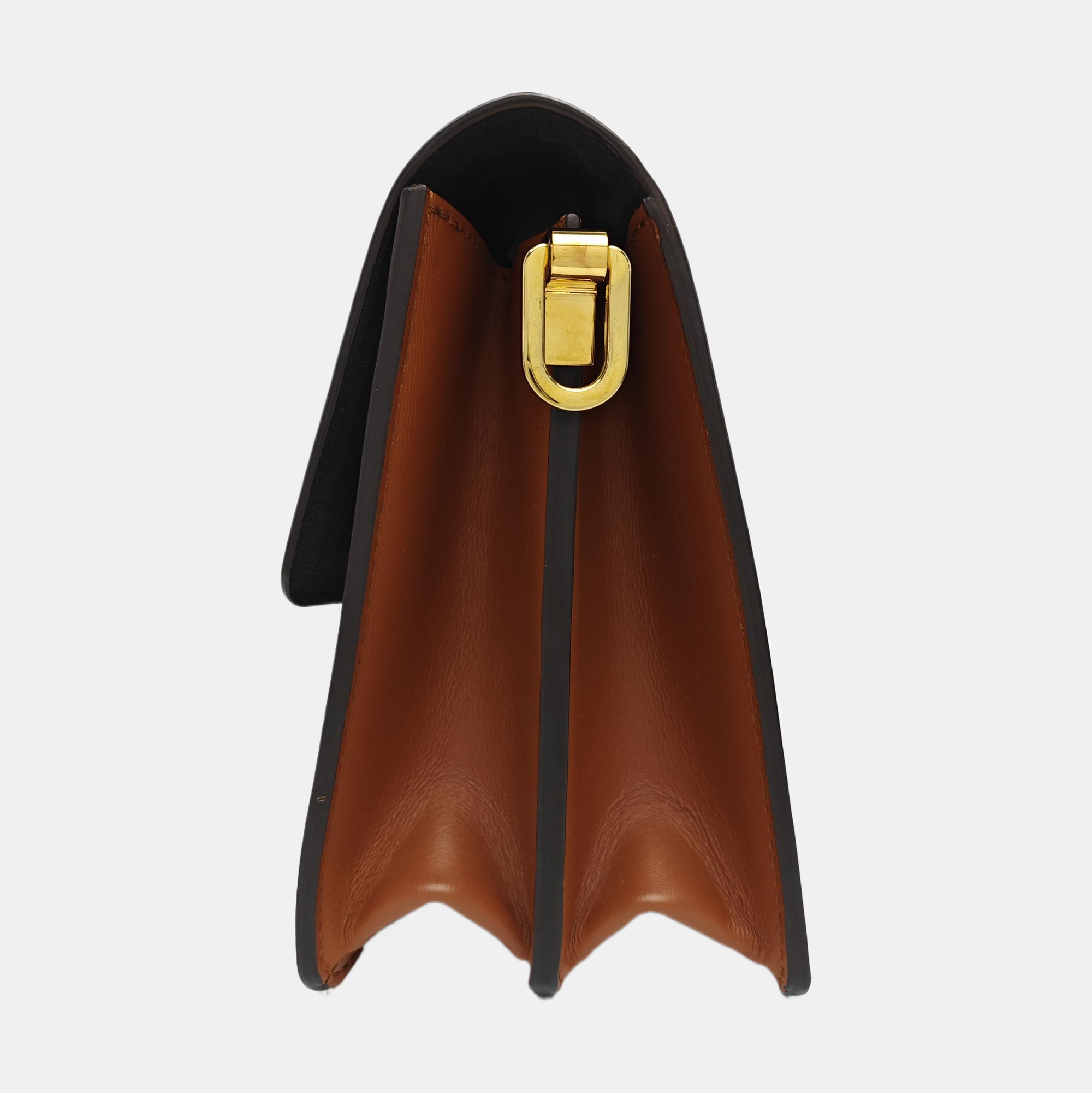 DAUPHINE MM Monogram Coated Canvas Brown