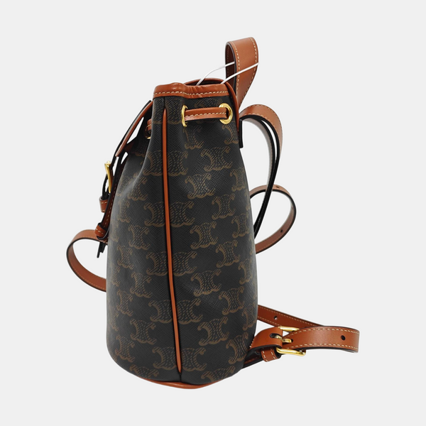 TRIOMPHE Mini Coated Canvas Brown