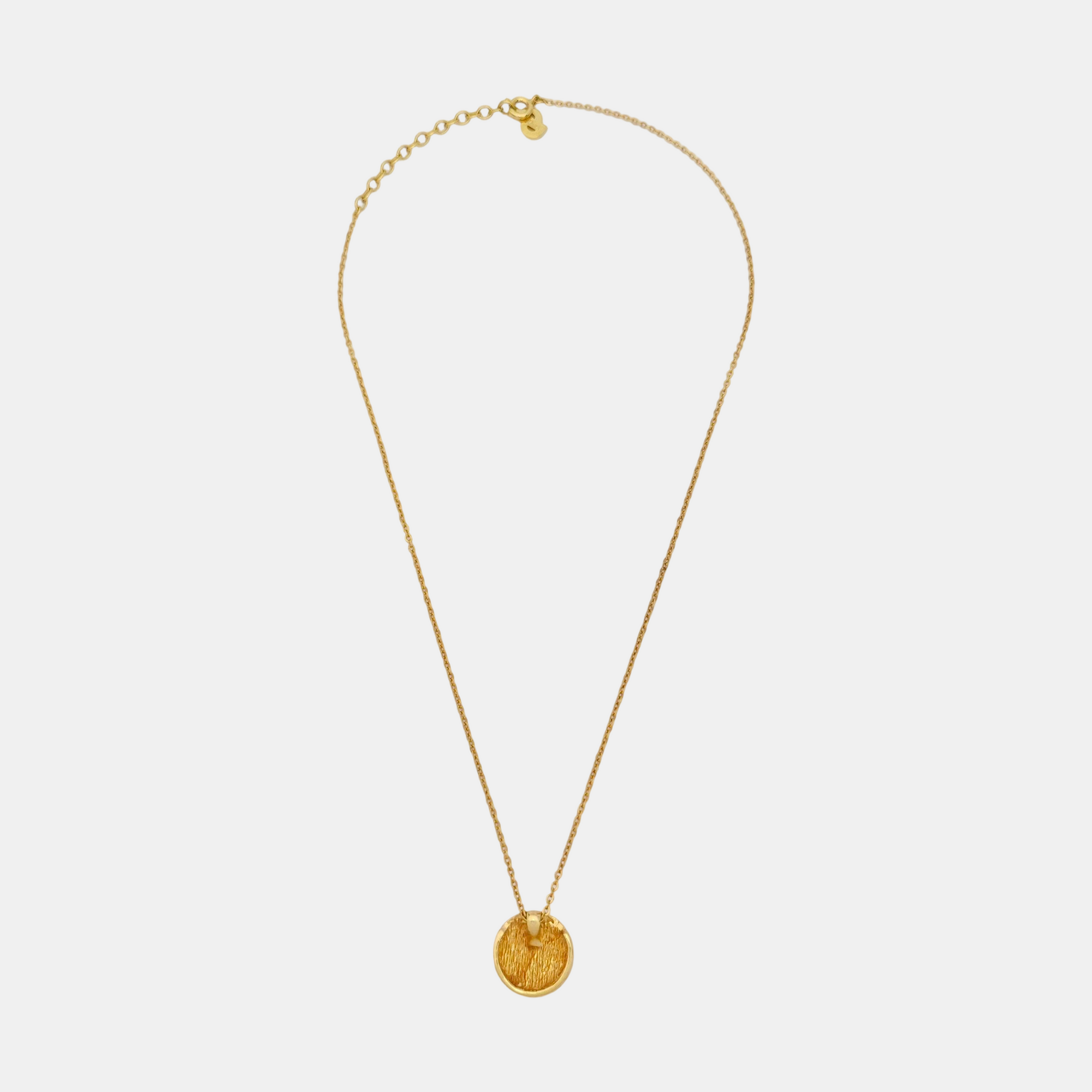 Petit CD Metal Gold Necklace