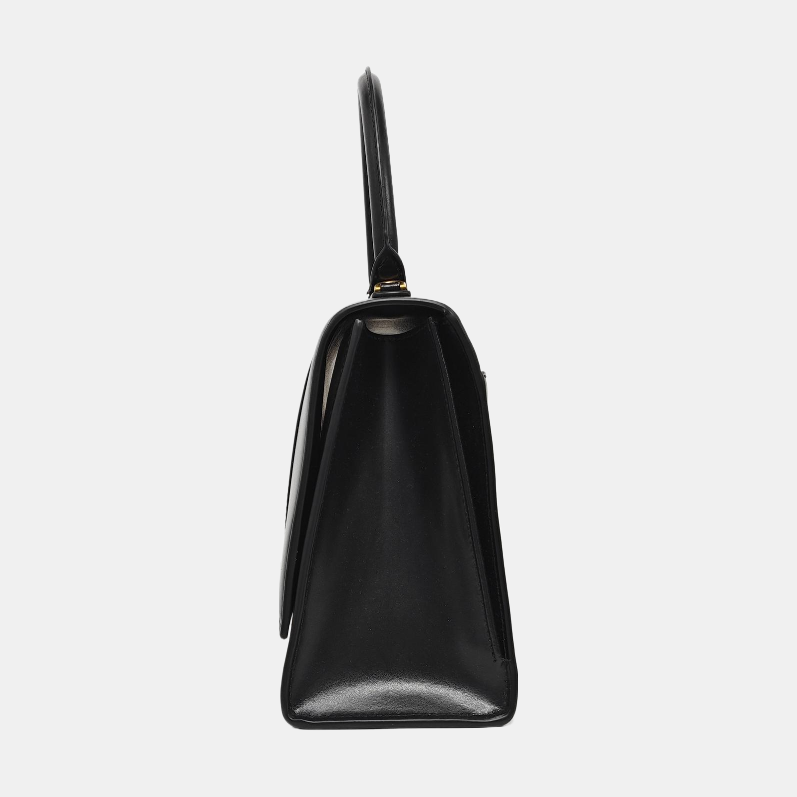 Hourglass Small Calfskin Black