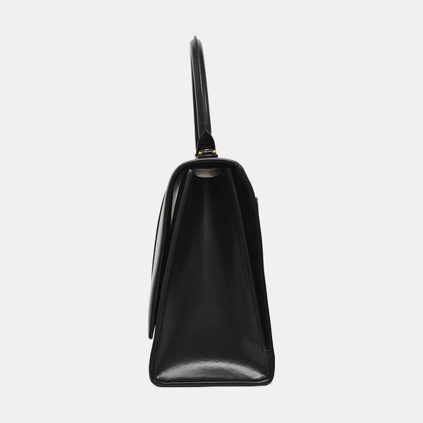 Hourglass Small Calfskin Black