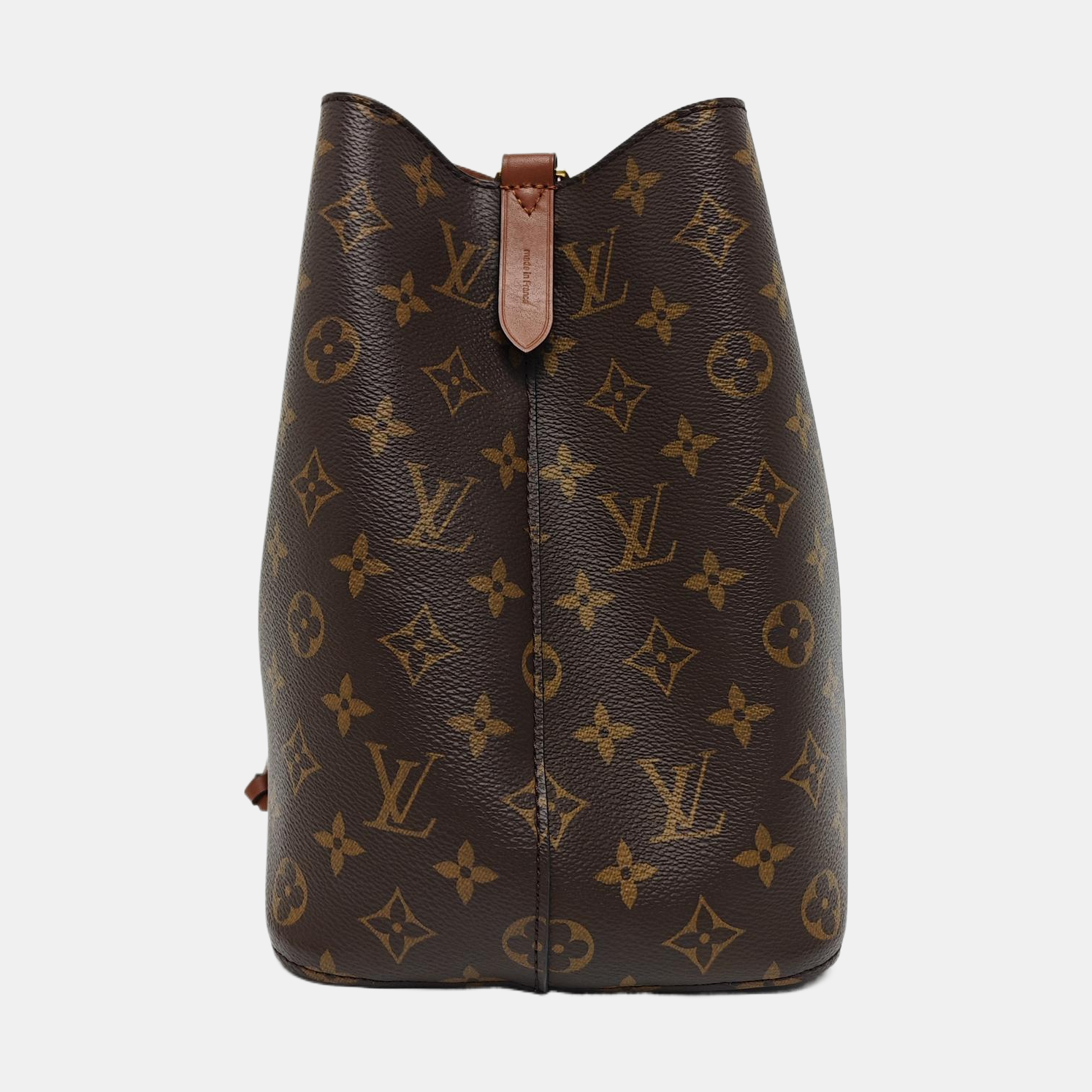 NÉONOÉ MM Monogram Coated Canvas Brown