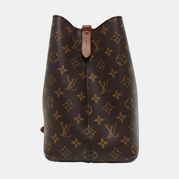 NÉONOÉ MM Monogram Coated Canvas Brown