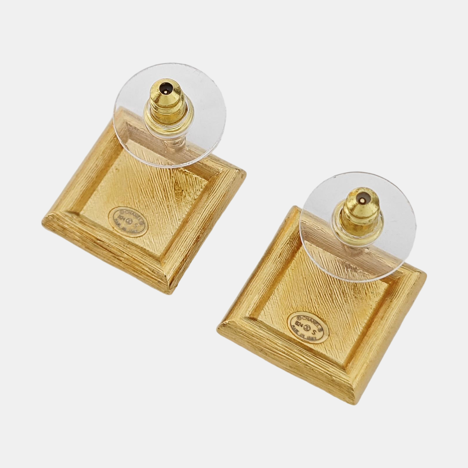 Metal Gold Stud Earrings