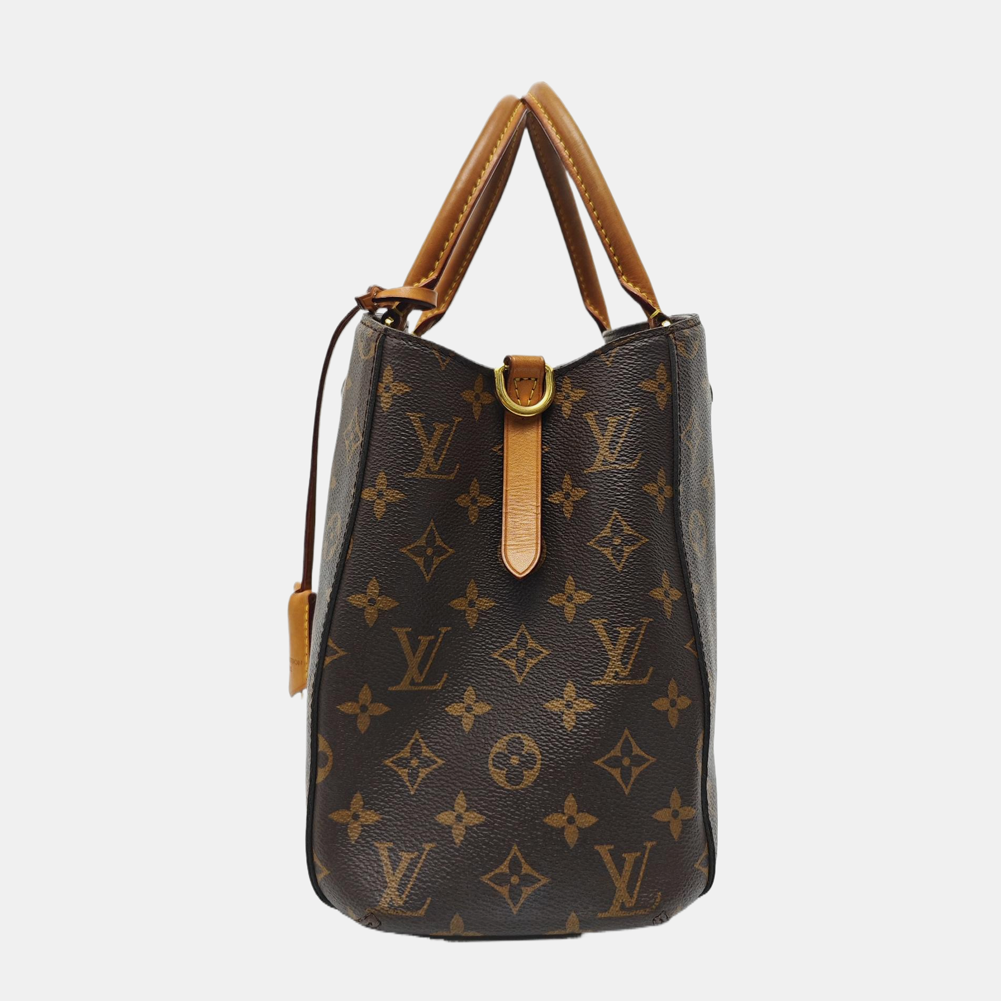 MONTAIGNE Monogram Coated Canvas Brown