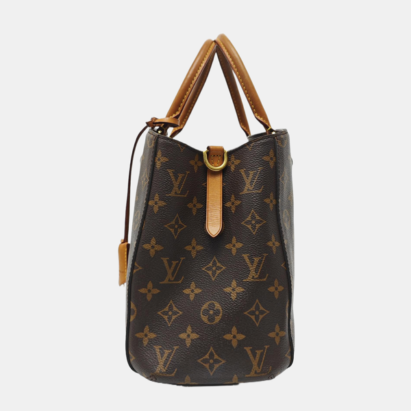 MONTAIGNE Monogram Coated Canvas Brown