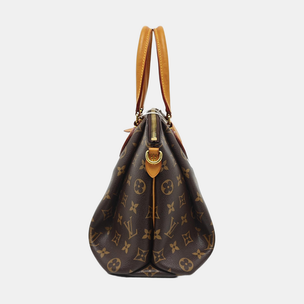 RIVOLI BB Monogram Coated Canvas Brown