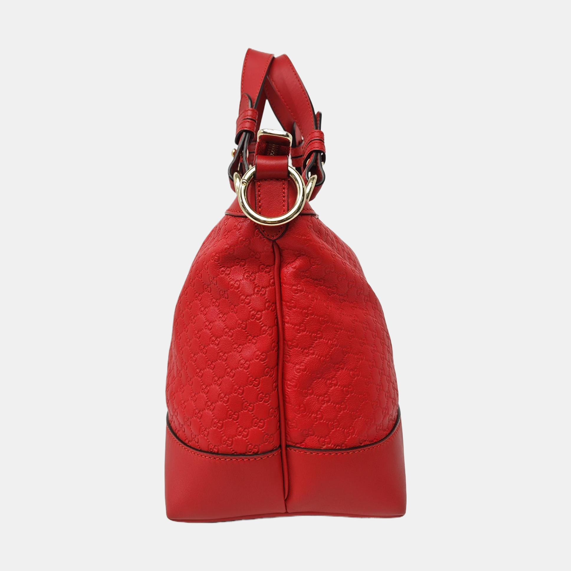 Monogram Calfskin Tote Bag Red