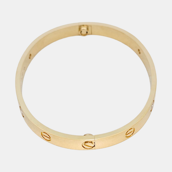 LOVE 18k Gold Bangle