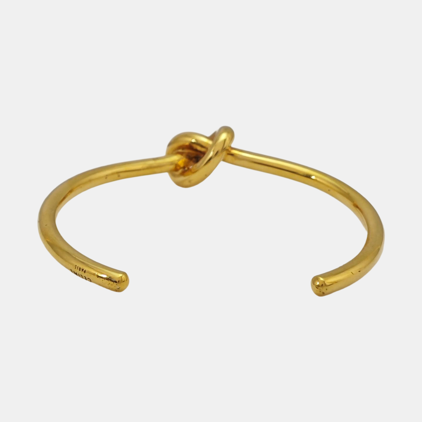 KNOT Brass Gold Bangle
